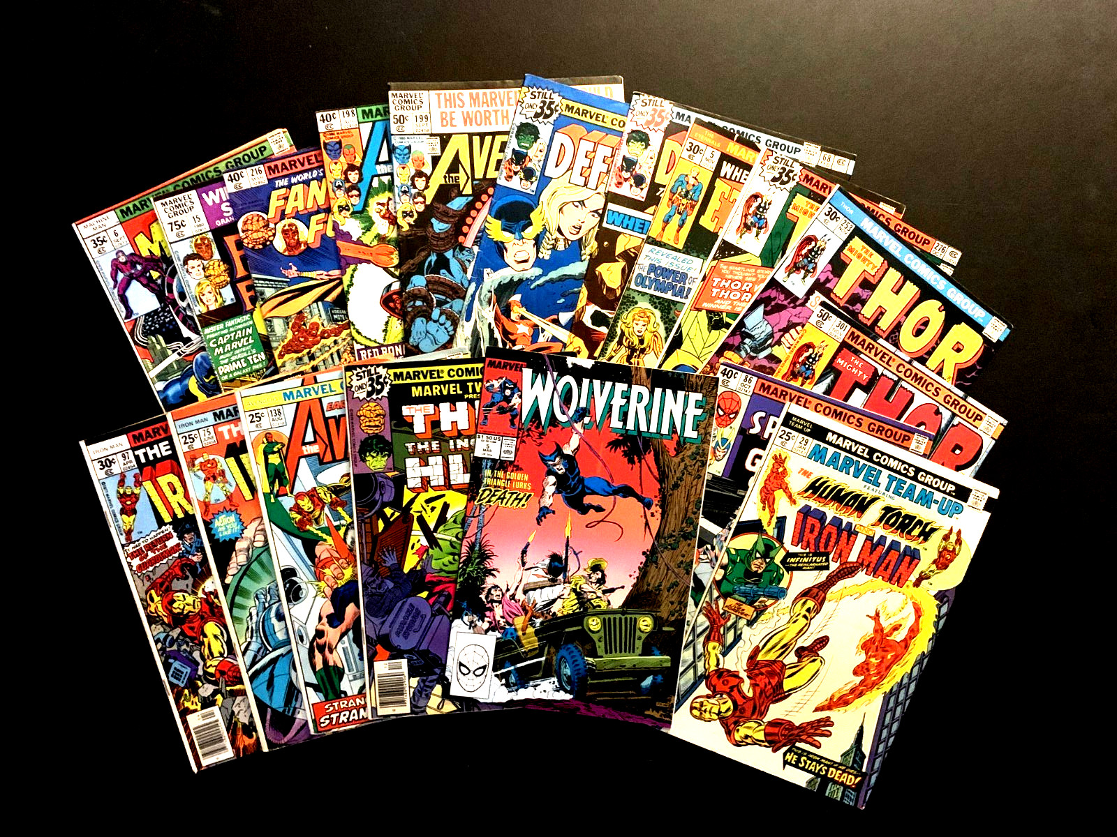 Vintage Mixed Lot Marvel Comics Late 70\'s-80\'s, Perfect For Kids or Collectors Vintage Mixed Lot Marvel Comics Late 70\'s-80\'s, Perfect For Kids or Collectors