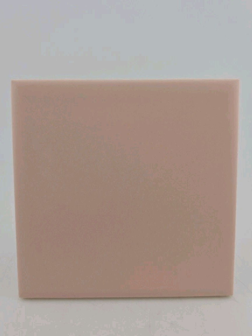 American Olean Tile Vtg Ceramic Misty Rose Flat 4.25 American Olean Tile Vtg Ceramic Misty Rose Flat 4.25