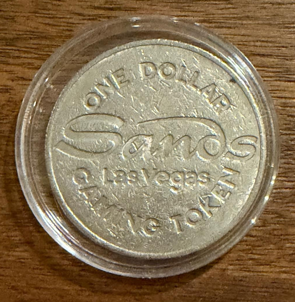 The Sands Las Vegas $1 Gaming Token - Vintage 1985