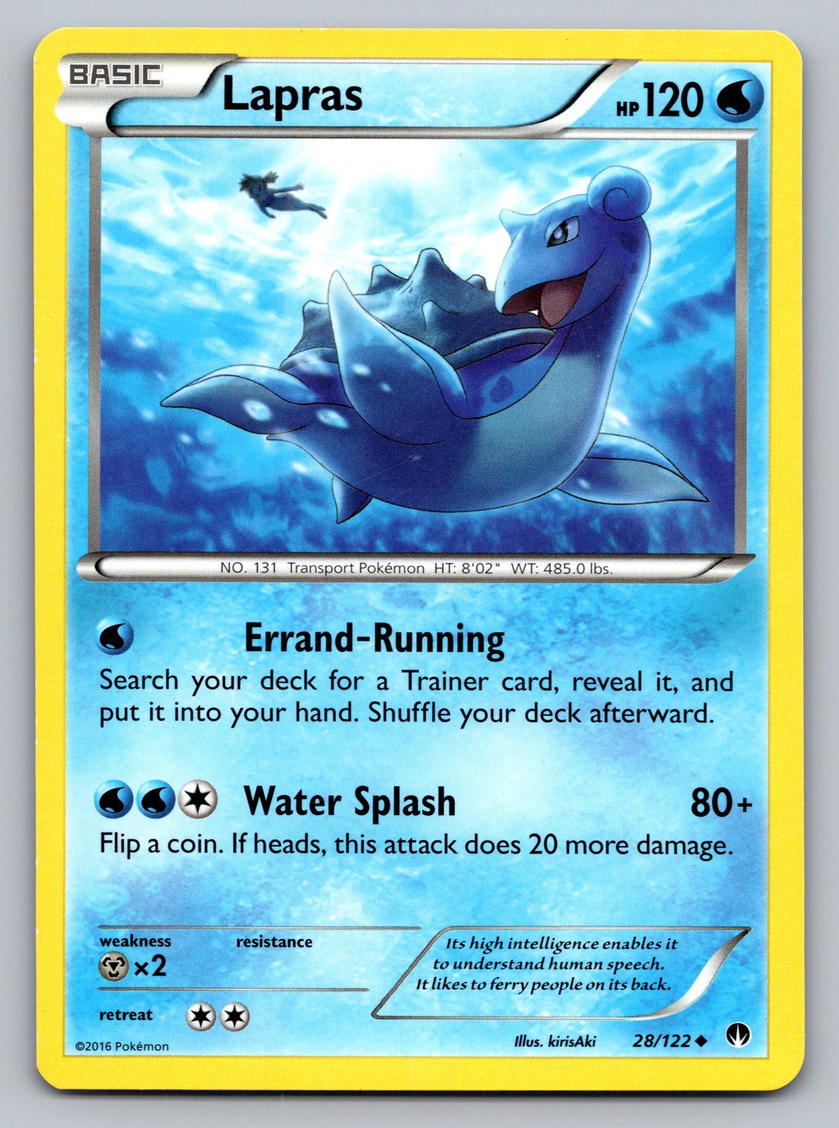 XY - BREAKpoint #28/122 Lapras