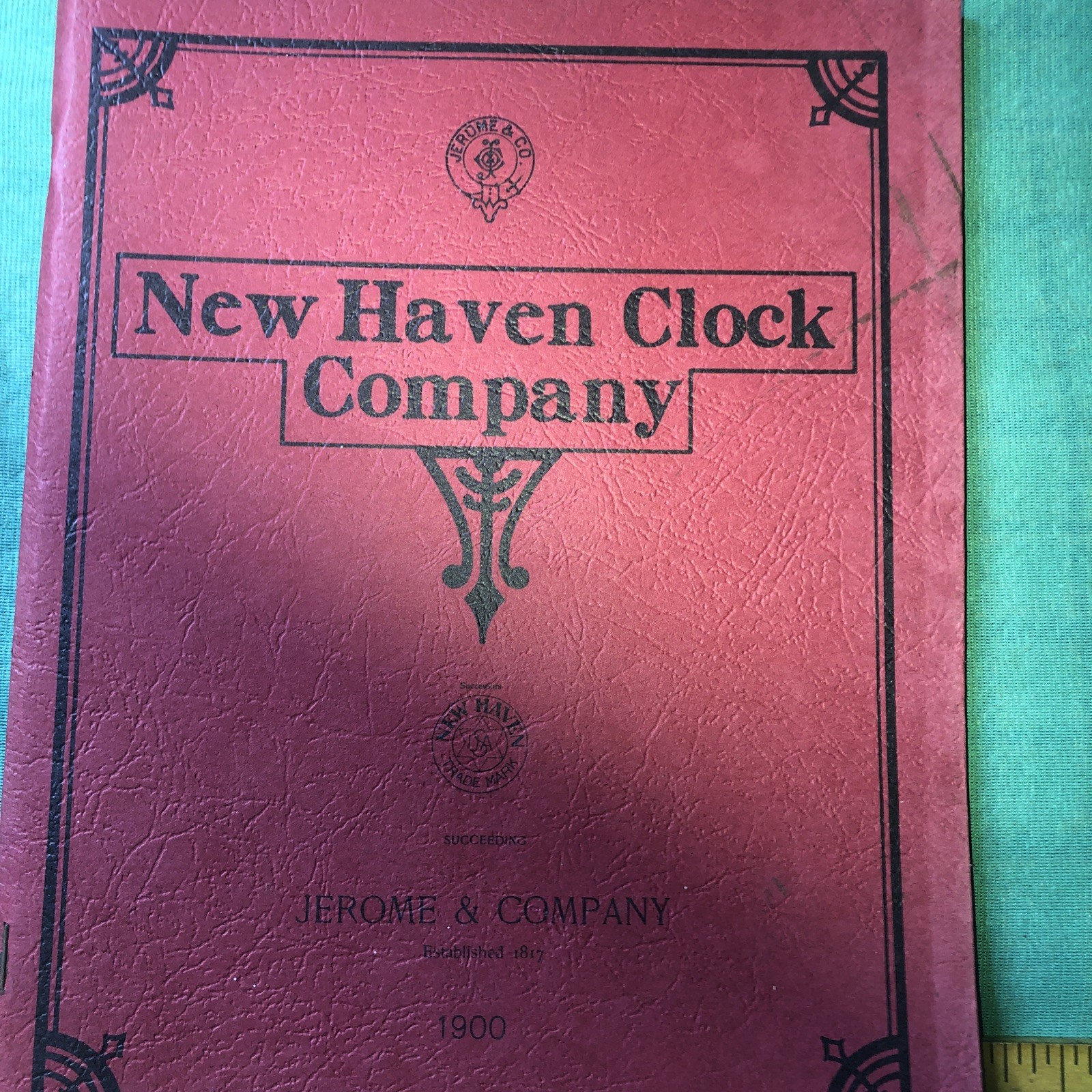 New Haven Clock Company 1900 Catalog Reprint LOT W