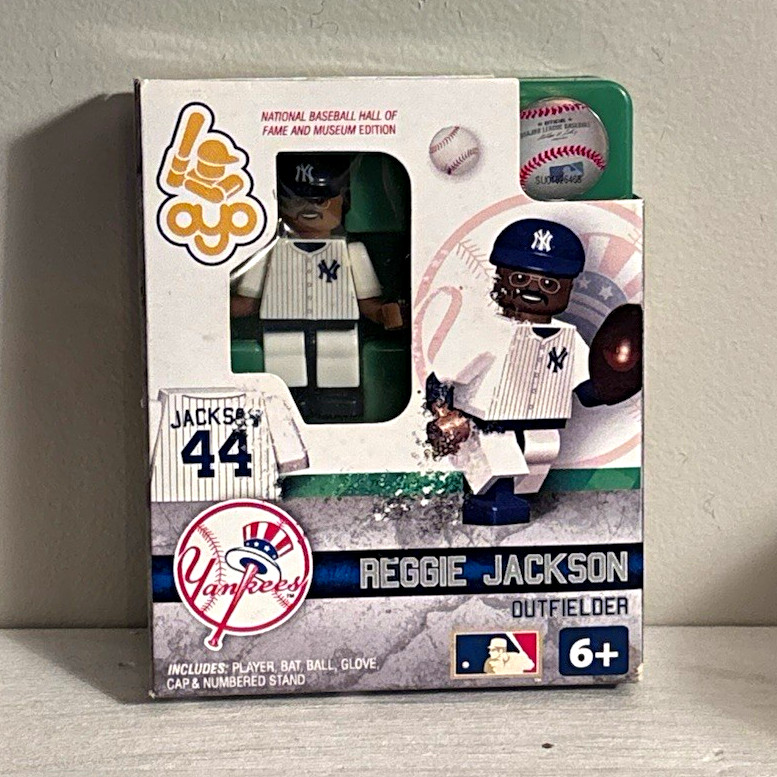 OYO MLB New York Yankees Reggie Jackson HOF Edition Figure w/ Bat, Ball