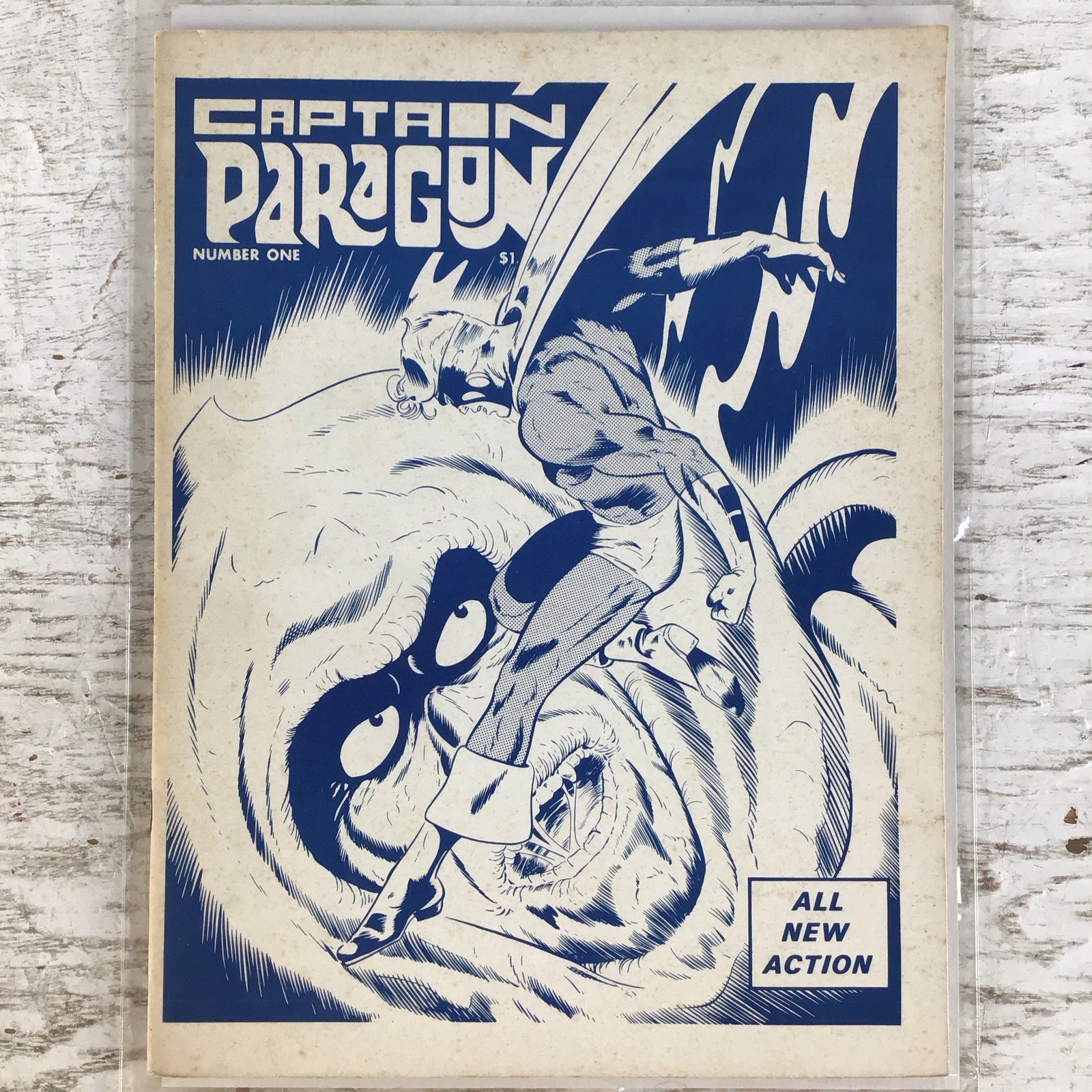 Fanzine PARAGON PUBLICATIONS CAPTAIN PARAGON #1 (1972) Bill Black comic Fanzine PARAGON PUBLICATIONS CAPTAIN PARAGON #1 (1972) Bill Black comic