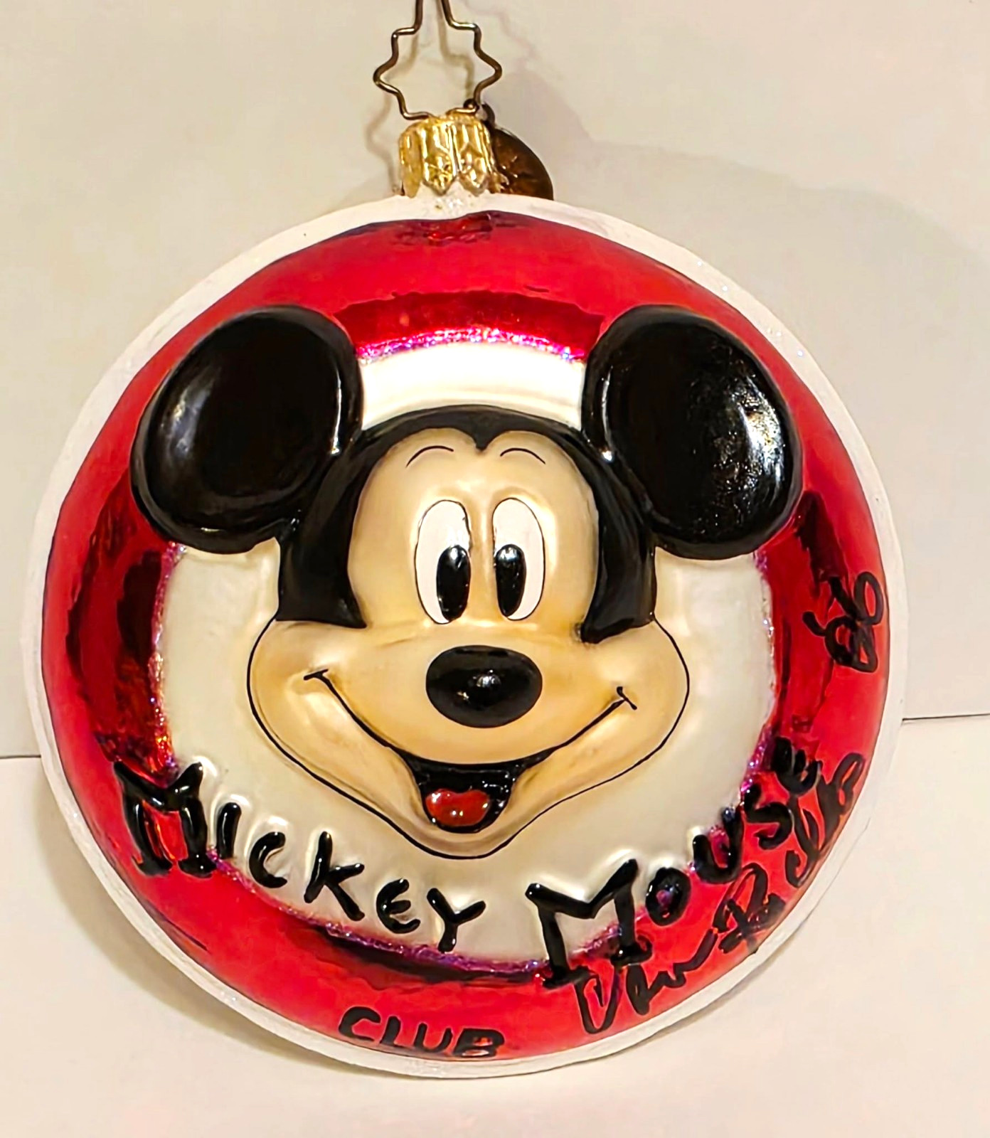 Christopher Radko Mickey Mouse Club 1955 Mousketeers ornament signed by Radko