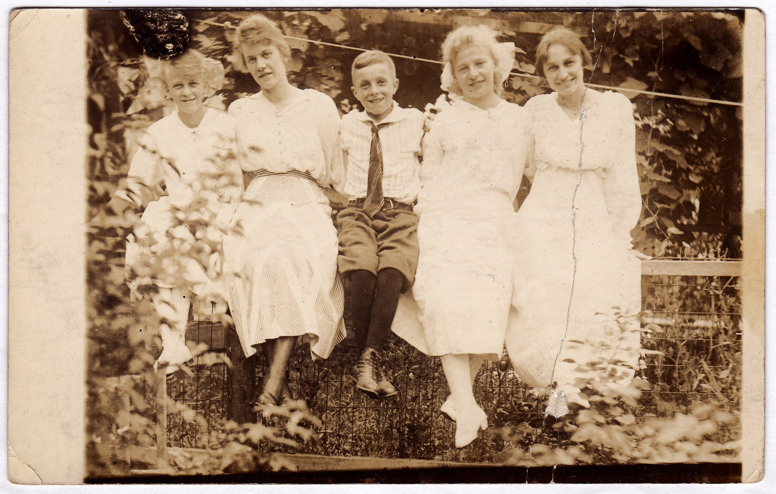 1907-18 Shamokin PA RPPC Northumberland Family John D. Otto Real Photo Postcard