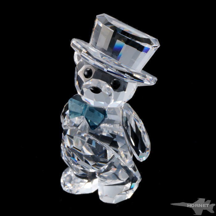 Swarovski Chris Bear Tuxedo Gentleman Figure Interior Object Crystal 842936 