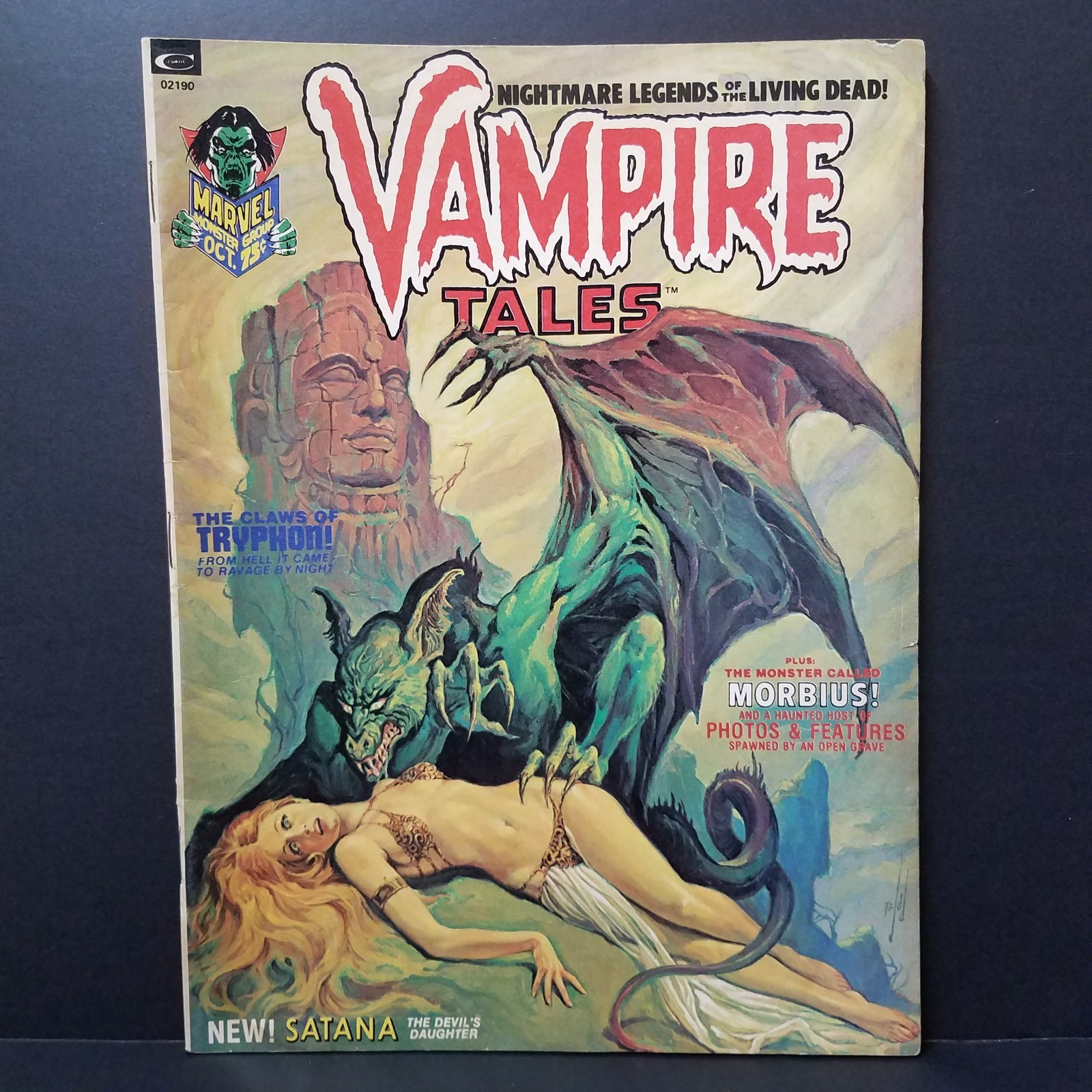 VAMPIRE TALES #2 MARVEL 1973 1ST SATANA MORBIUS APPEARANCE ROY THOMAS ROMITA SR