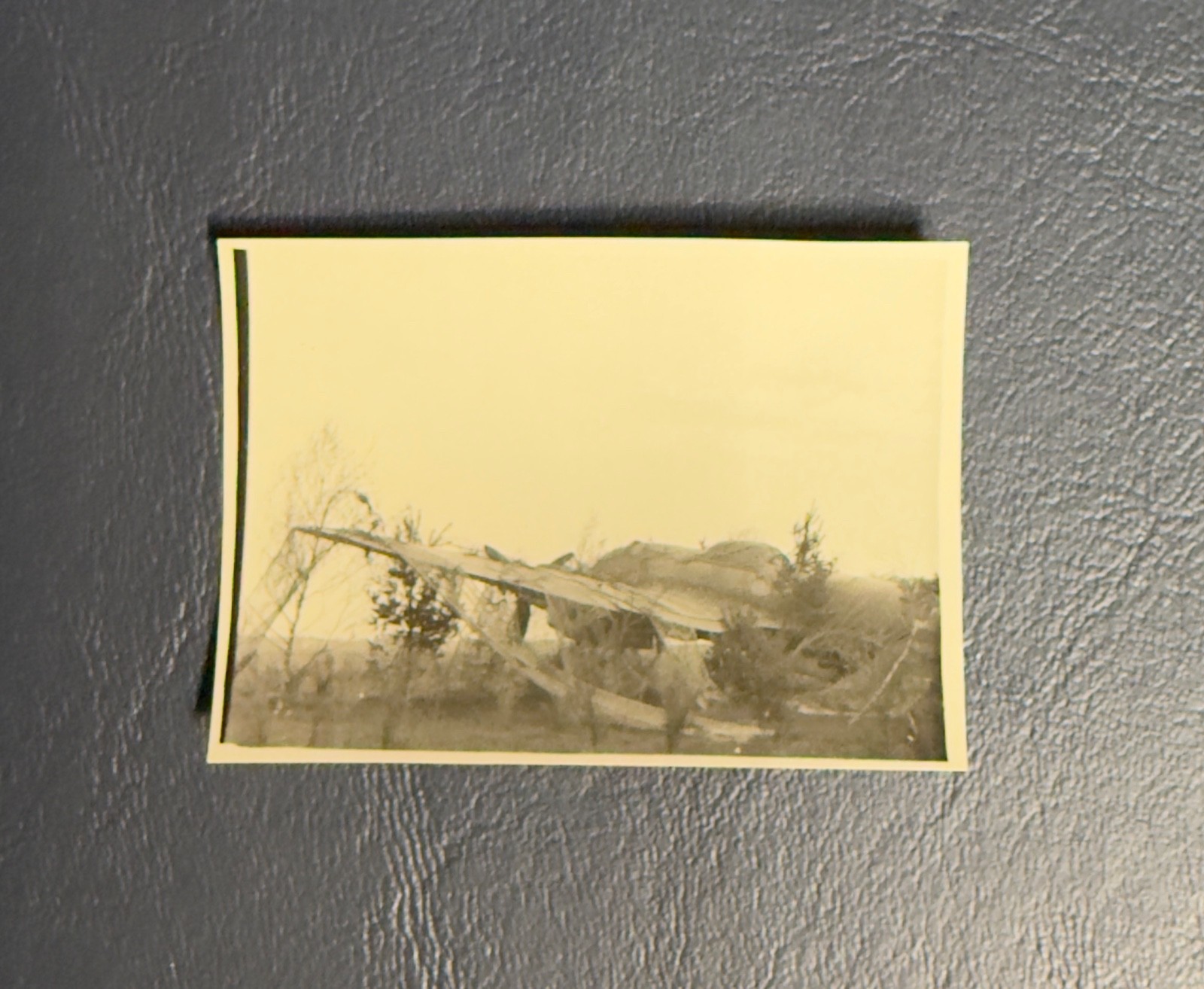 WWII German Heinkel He 111 Bomber Wreckage Photo Vintage Original
