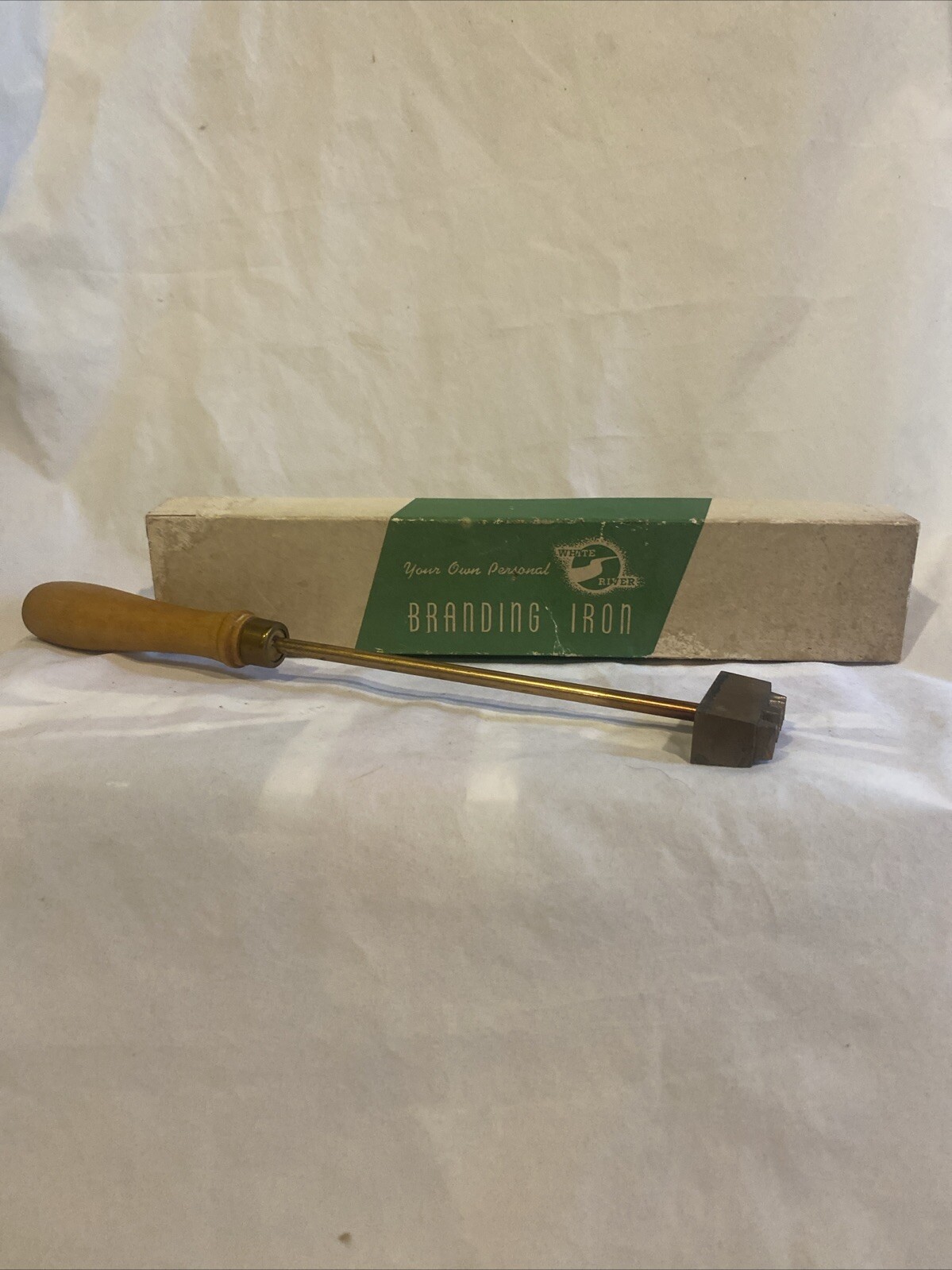 DDM INITIALS VINTAGE BRANDING IRON 12\ DDM INITIALS VINTAGE BRANDING IRON 12\