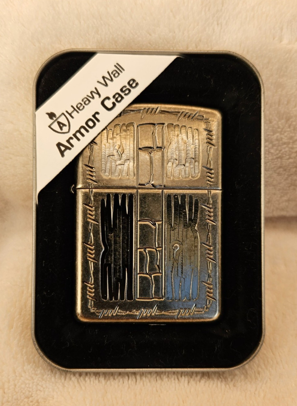 Zippo Lighter 2006 Choice Collection: Cave Dwelling, Black Ice Street Armor, New