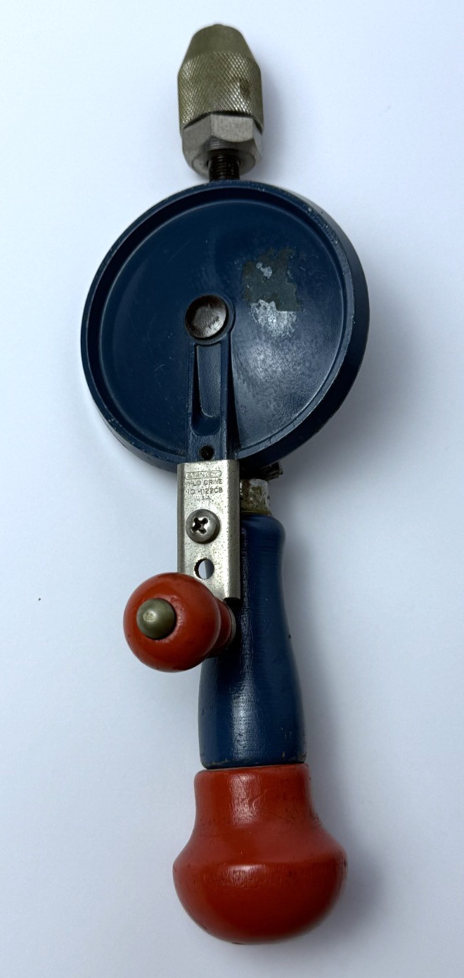Stanley Hand Crank Hi-Lo Egg Beater H12208 Drill Stanley Hand Crank Hi-Lo Egg Beater H12208 Drill