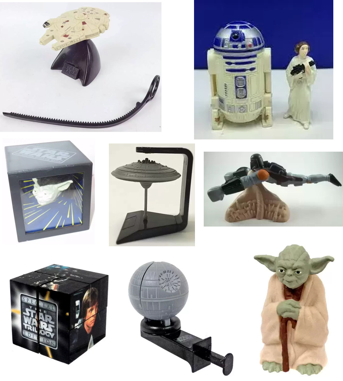 1996 Taco Bell Star Wars Trilogy Special Edition COMPLETE set of 8 TOYS New