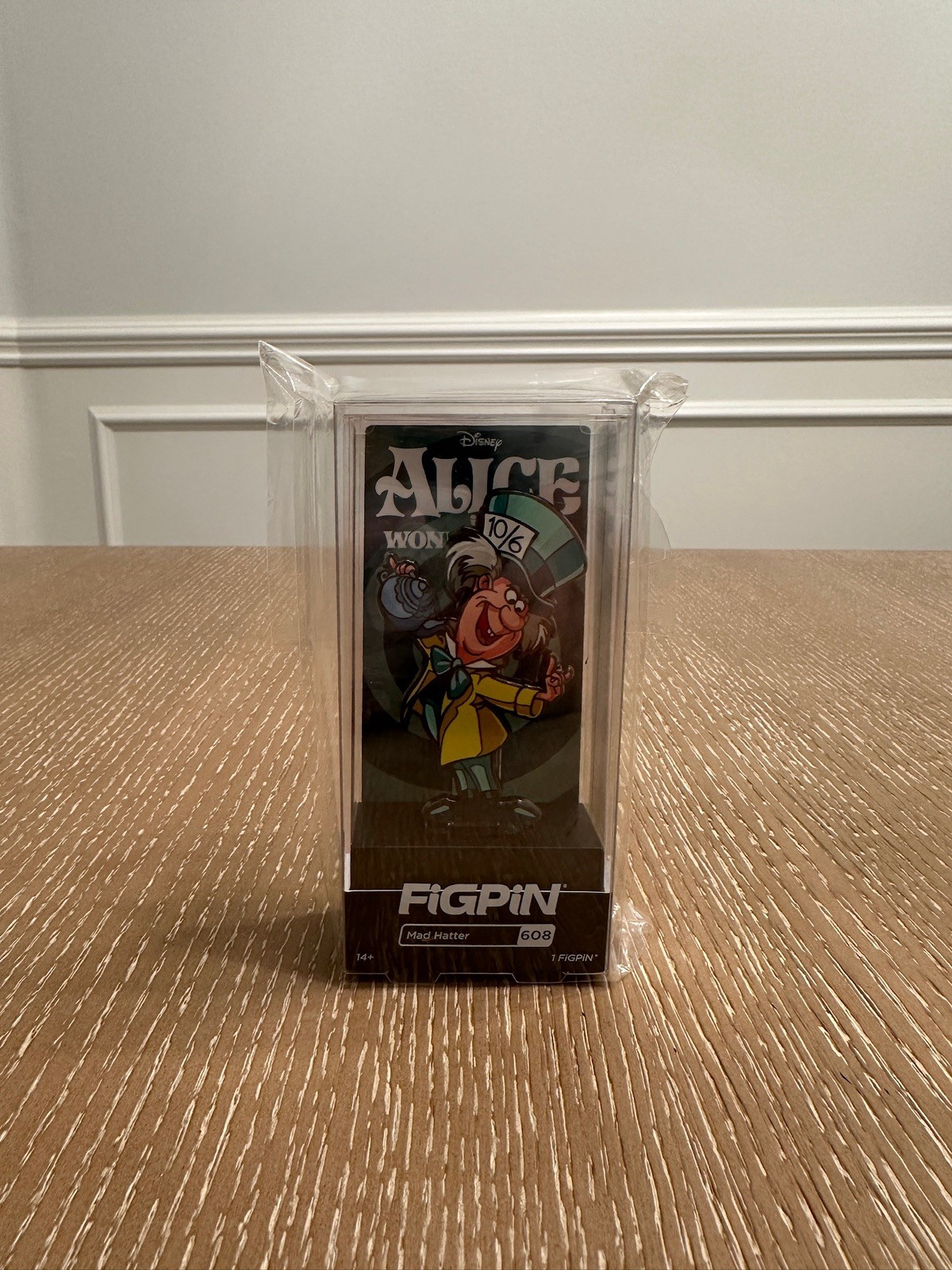 FiGPiN: Alice in Wonderland - Mad Hatter #608 Exclusive Rare New FiGPiN: Alice in Wonderland - Mad Hatter #608 Exclusive Rare New