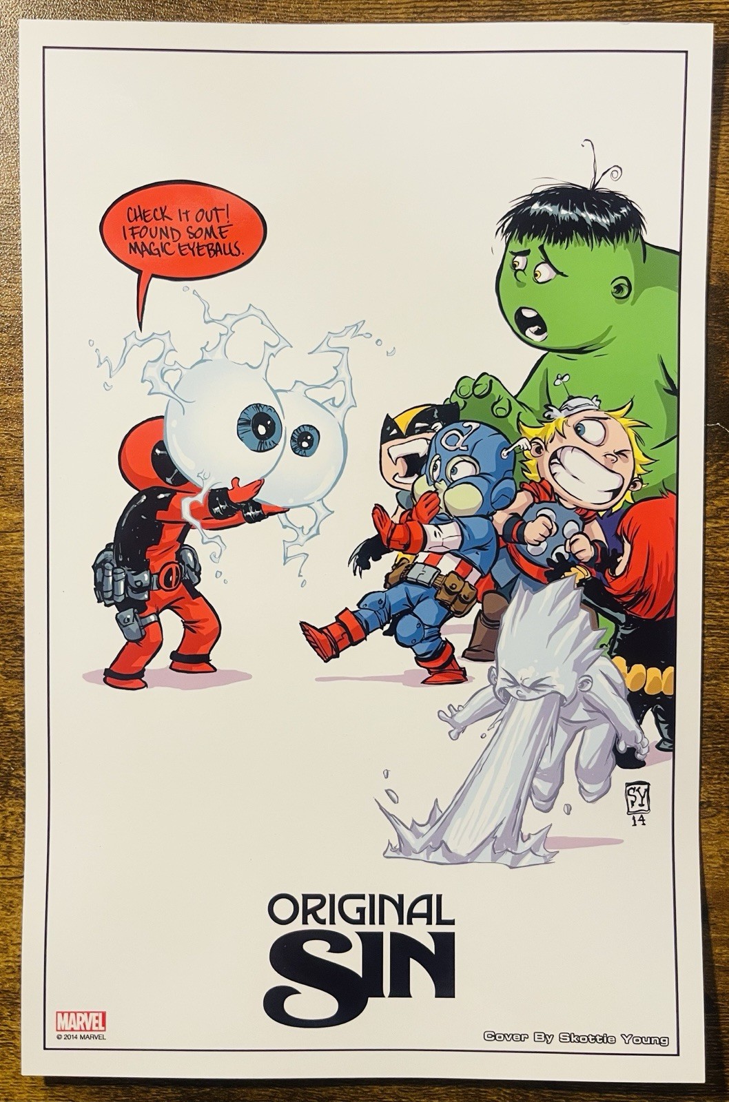 ORIGINAL SIN NM SKOTTIE YOUNG 6.5 x 10\