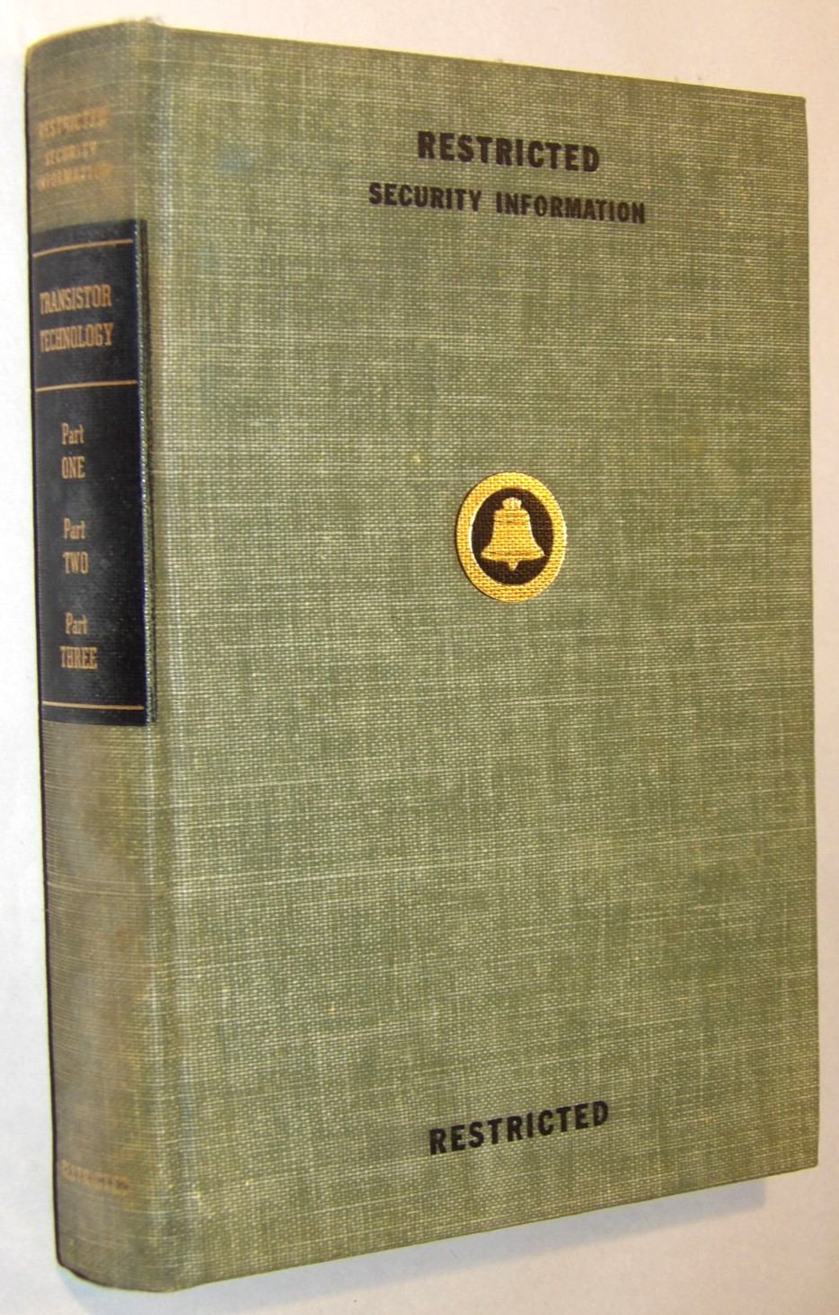 RARE VTG 1952 BOOK~TRANSISTOR TECHNOLOGY, BELL TELEPHONE LABS & WESTERN ELECTRIC