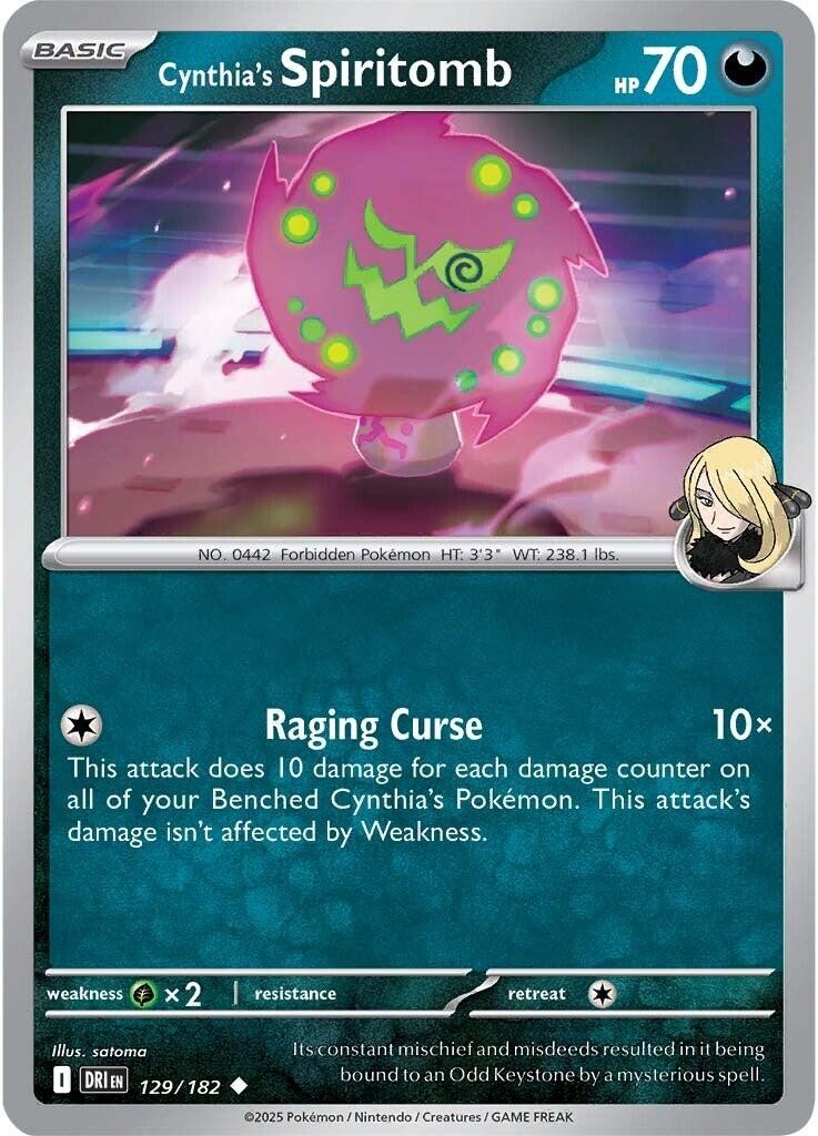 Cynthia\'s Spiritomb [DRI - 129/182] NM