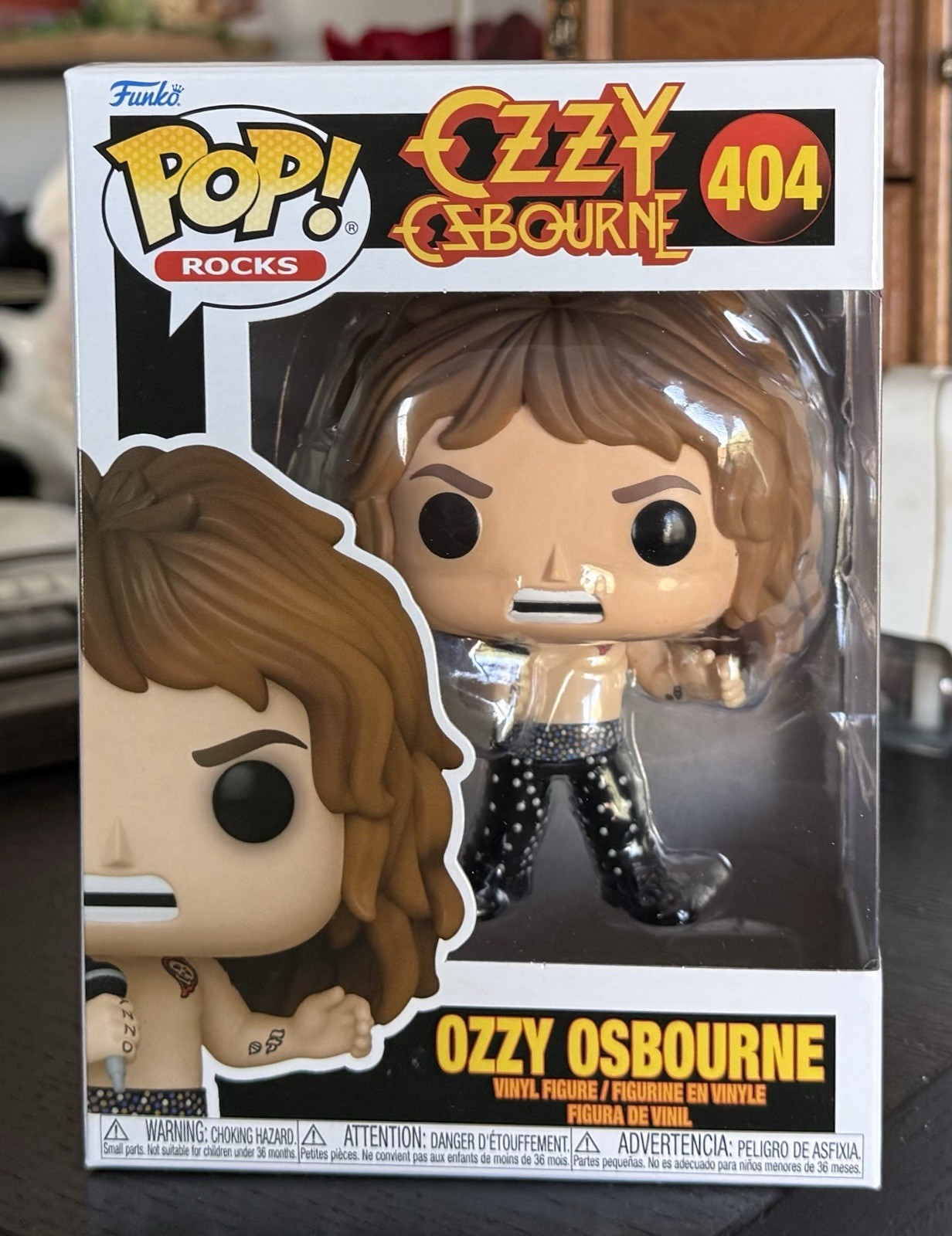 Funko Pop Rocks: Shirtless OZZY OSBOURNE #404 Black Sabbath 1989 w/Protector