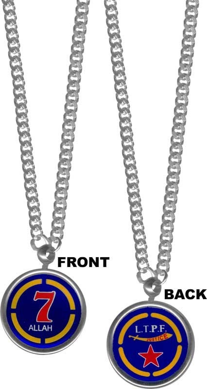 NEW Moorish American Circle 7 Medallion Neck Chain