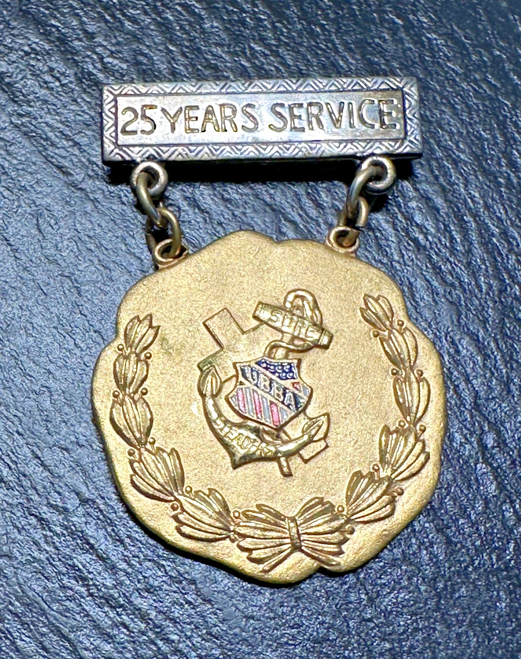 VINTAGE 25 YEARS SERVICE MEDAL: UNITED BOYS BRIGADE OF AMERICA UBBA I141