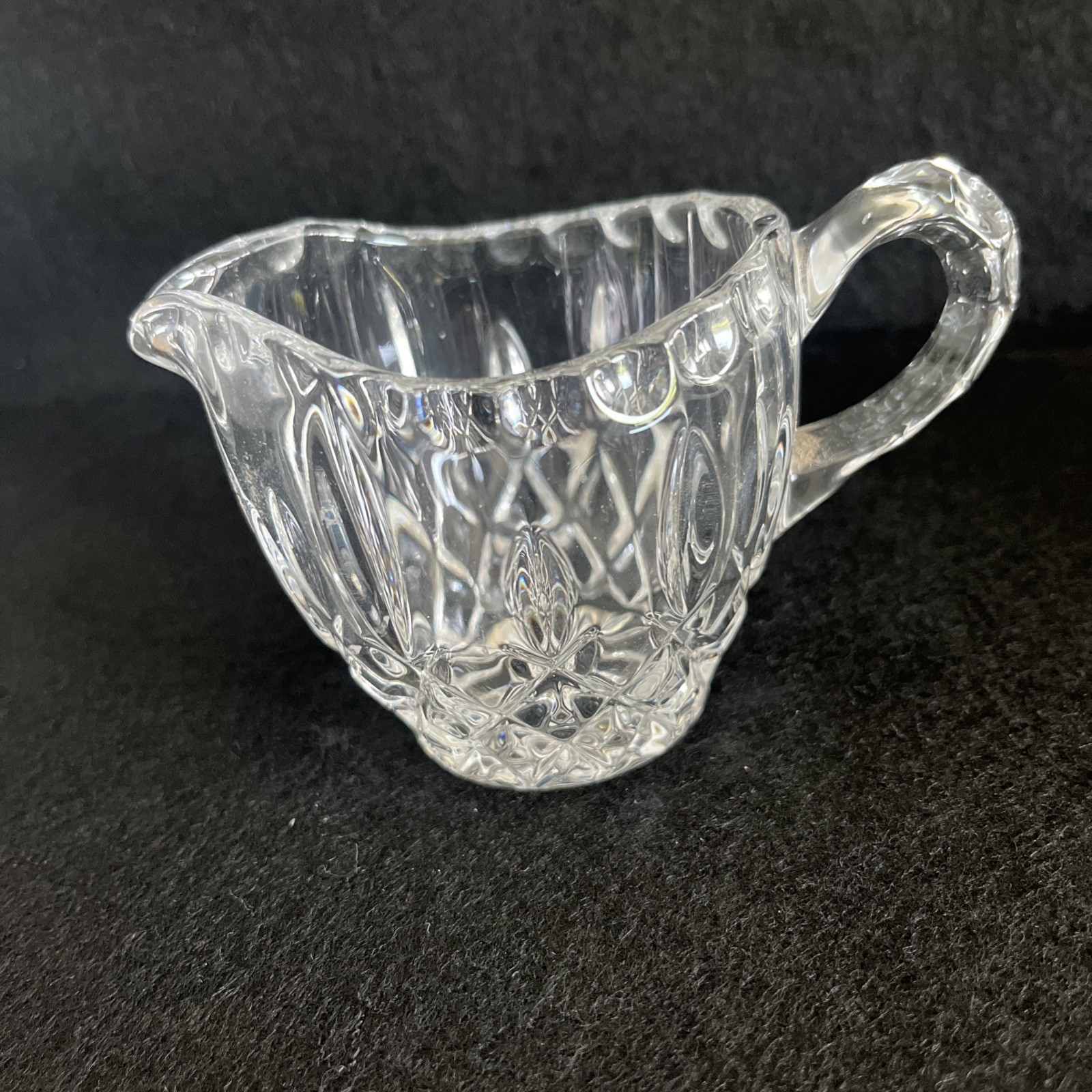 Gorham King Edward Full Lead Crystal Cream Pitcher