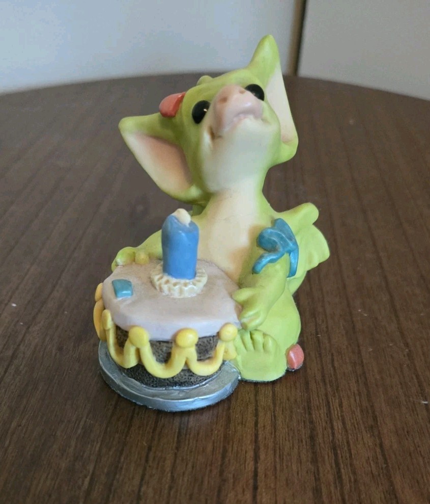 Whimsical World Of Pocket Dragons 1998 Happy Birthday