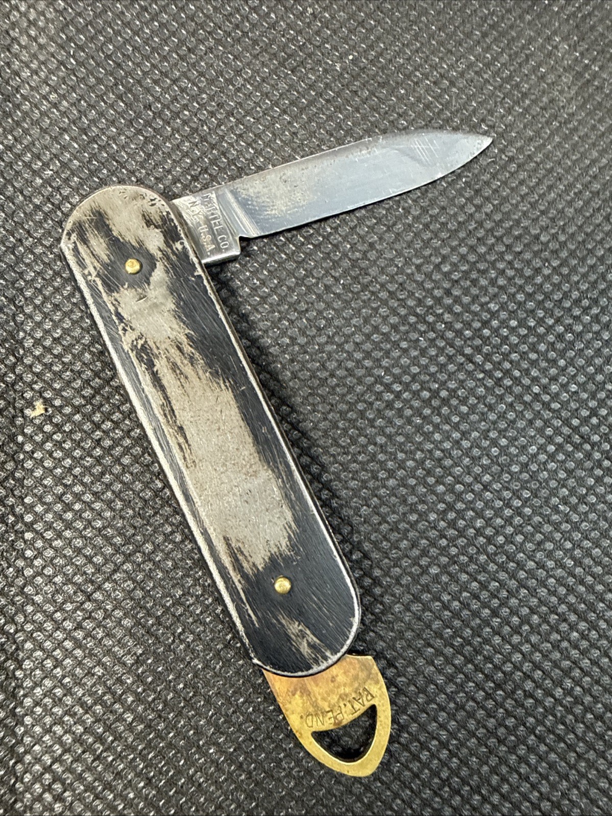 🔪Vintage Pull Tab Action Pocket Knife Works Great