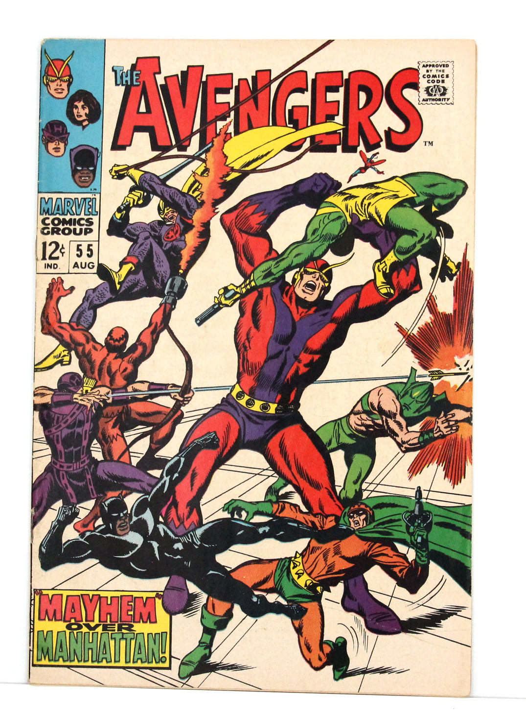 Avengers #55 1968 Marvel Comics MCU KEY 1st Ultron Black Knight FN
