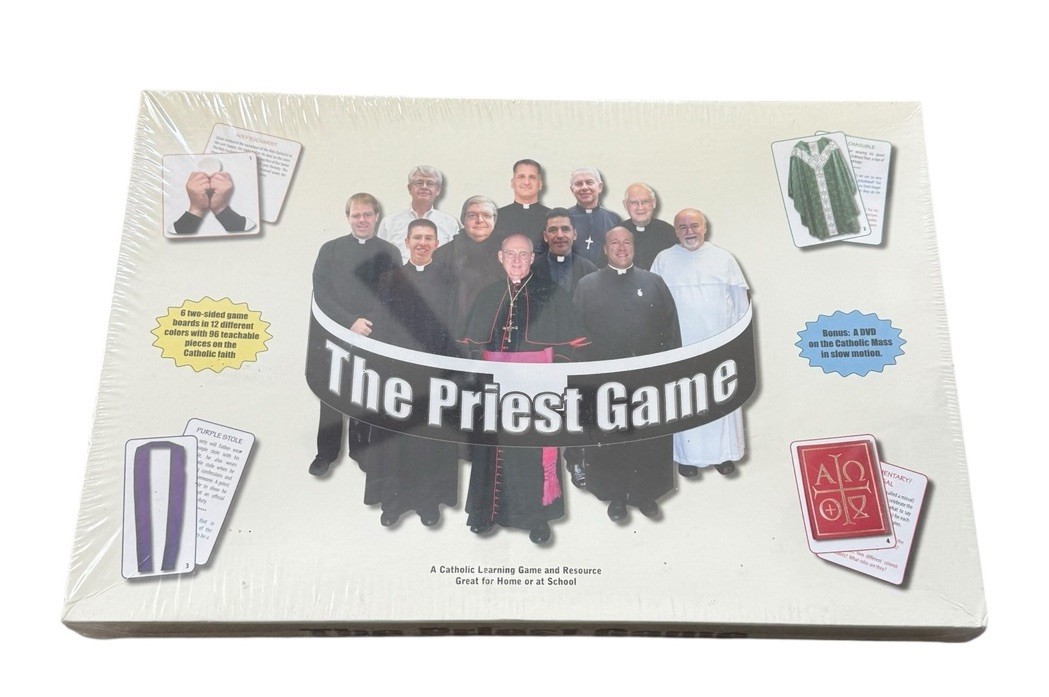 THE PRIEST GAME Catholic Kids Games Learning Education & Resource Board Game 