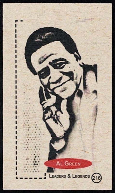 AL GREEN - 2011 \'LEADERS & LEGENDS\' Card #216 - AMERICAN SINGER/SONGWRITER