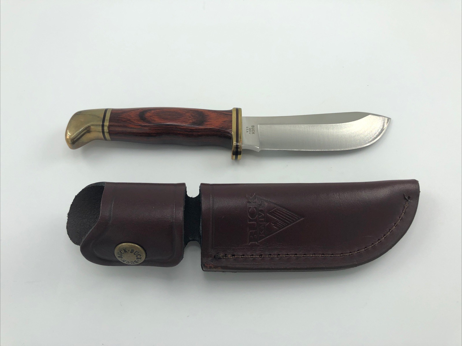 Vintage Buck Custom 103 Skinner Knife Brown Vintage Buck Custom 103 Skinner Knife Brown