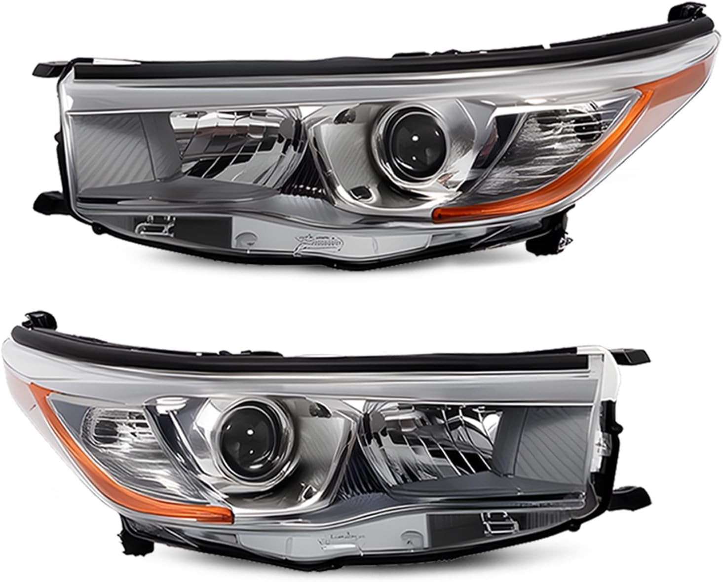 Halogen Headlight Compatible with Highlander LE Plus/Le 2014-2016