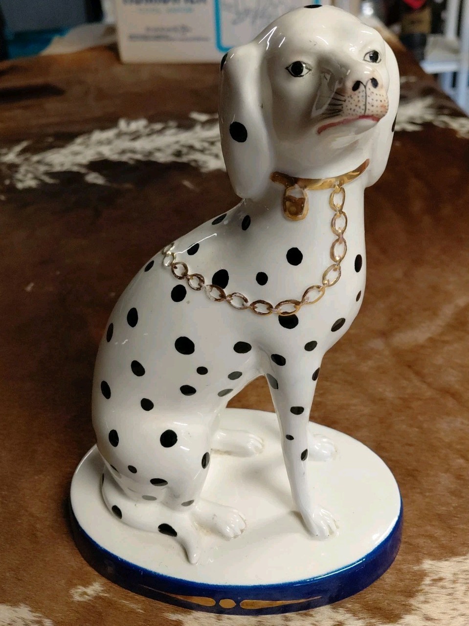 10 inch Mottahedeh, Italy-  Dalmatian figurine