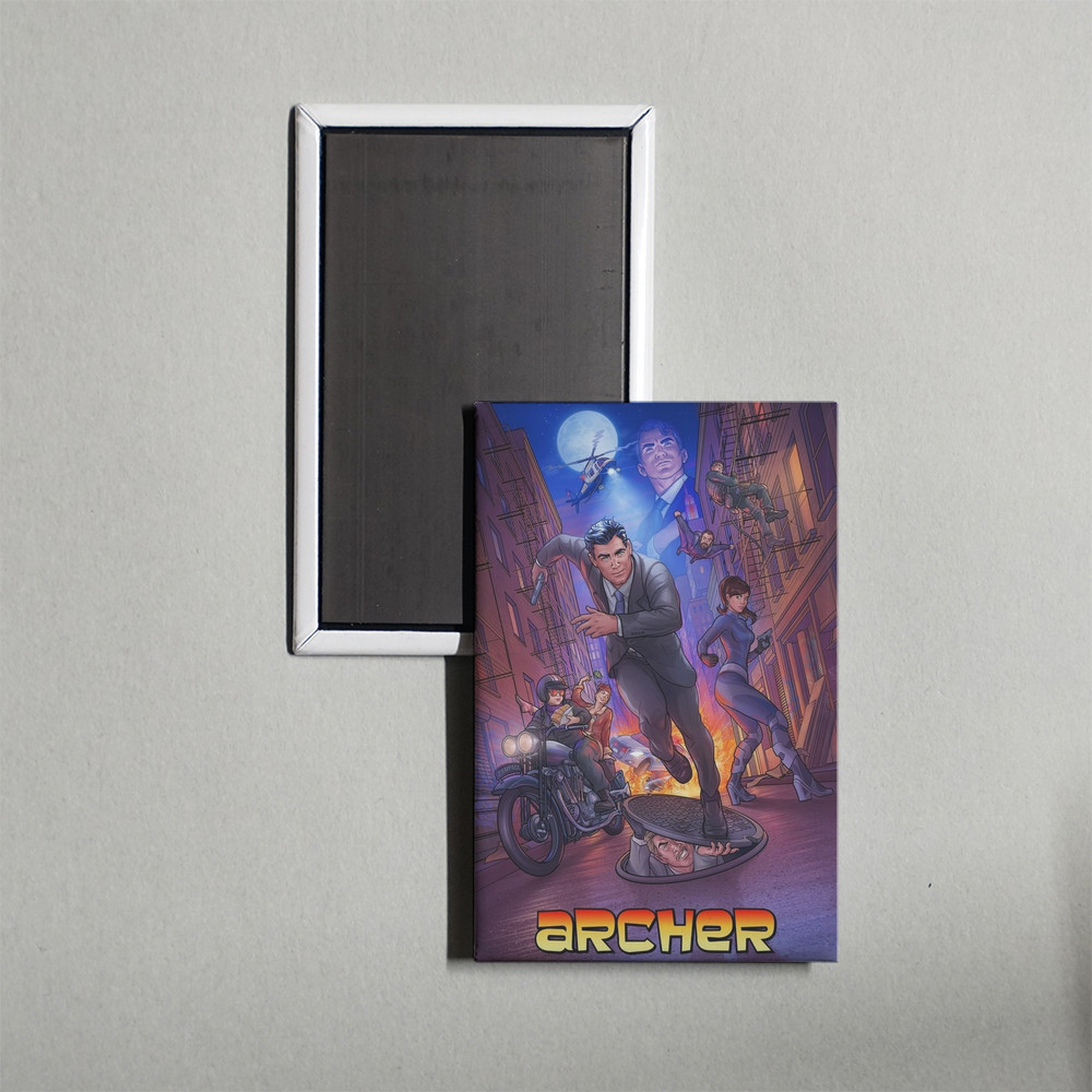 Archer Mini TV Show Poster Fridge Locker Magnet