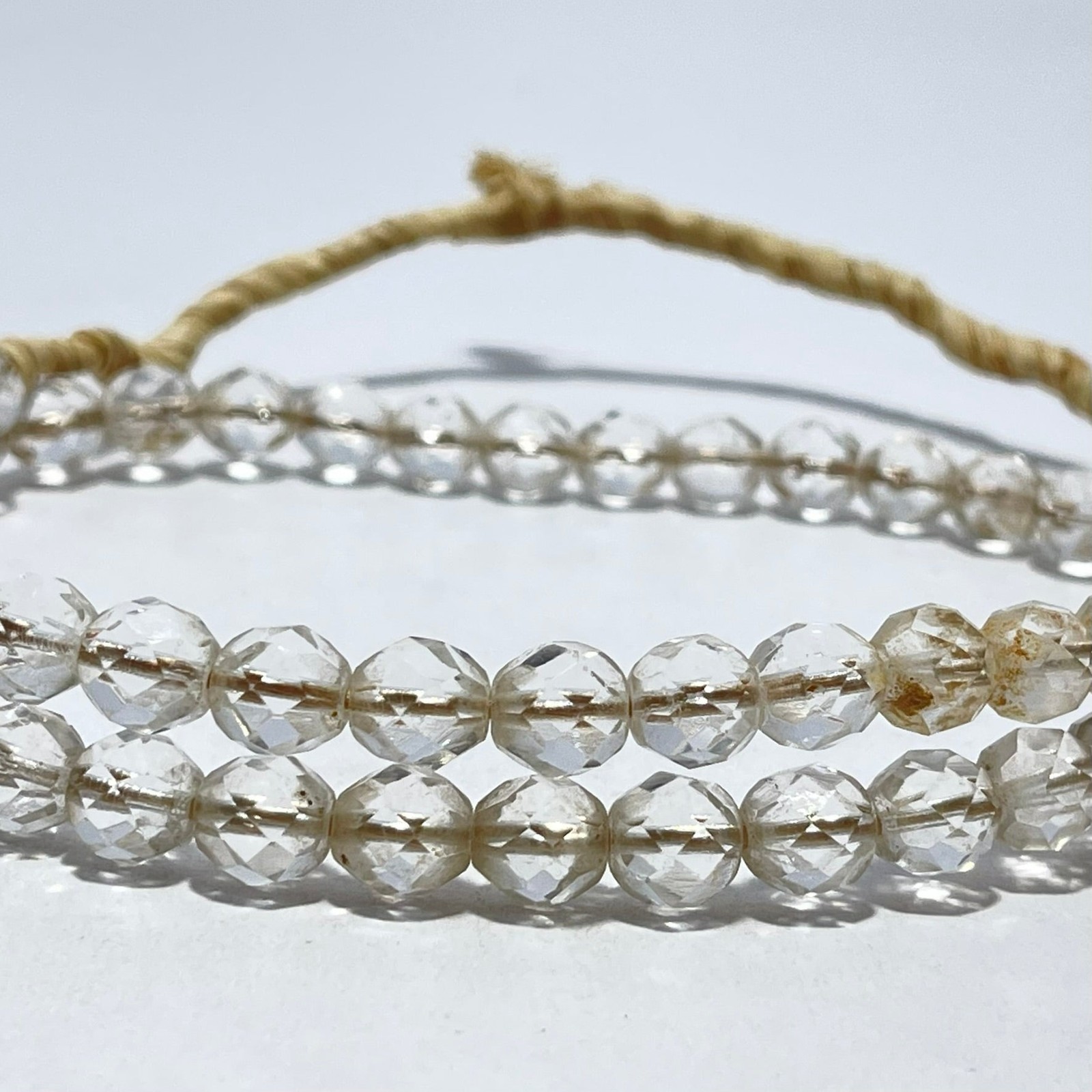 Translucent Faceted Bohemian Trade Beads