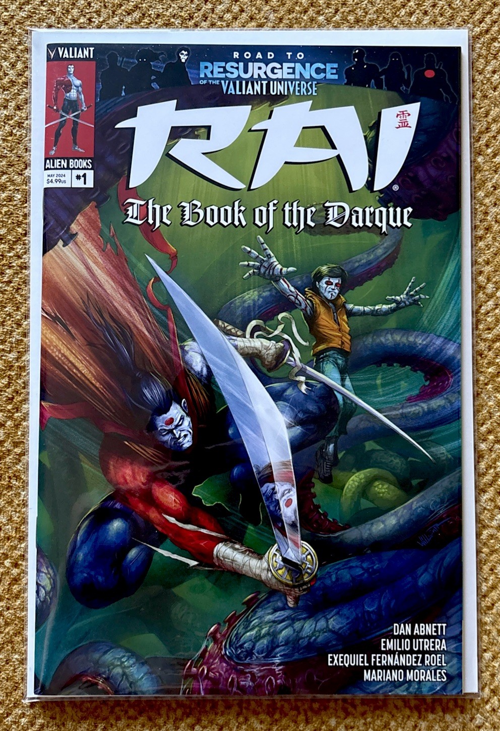 RAI BOOK OF DARQUE #1 (OF 2) CVR A WILLSMER VALIANT ENTERTAINMENT(ROYALTY)