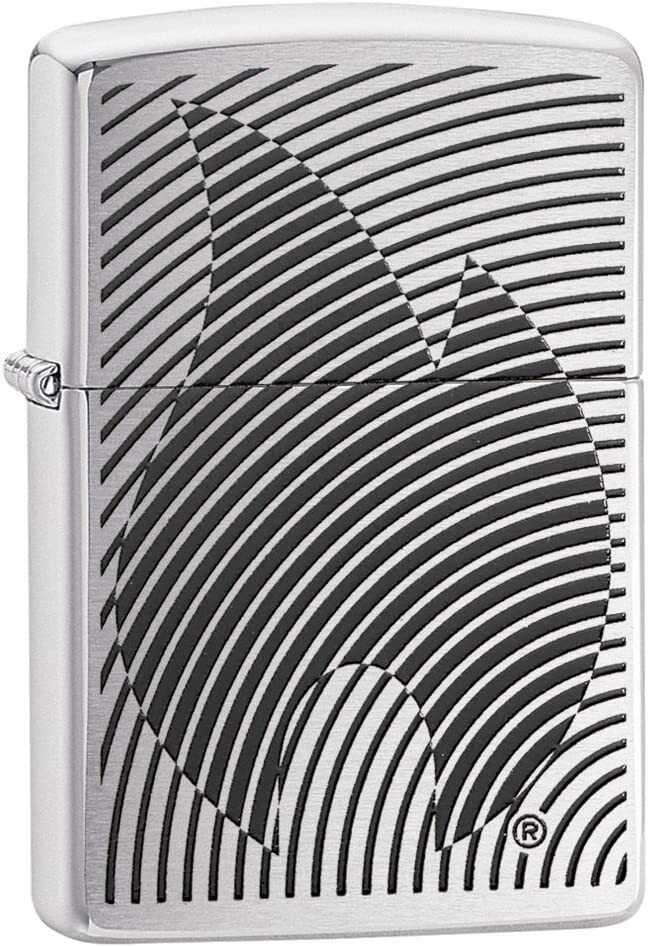 Zippo Illusion Flame Brushed Chrome 29429