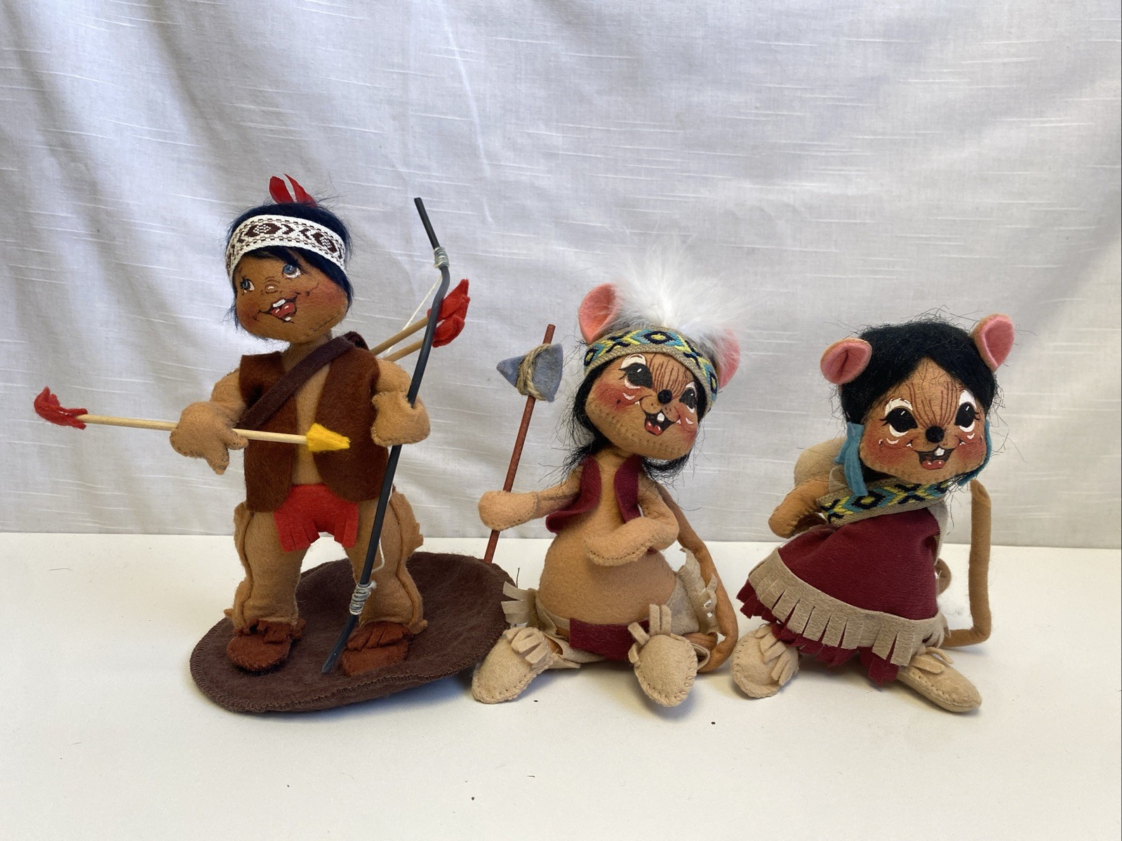 VTG 1991/98’ Annalee Dolls 7” Indian Native American