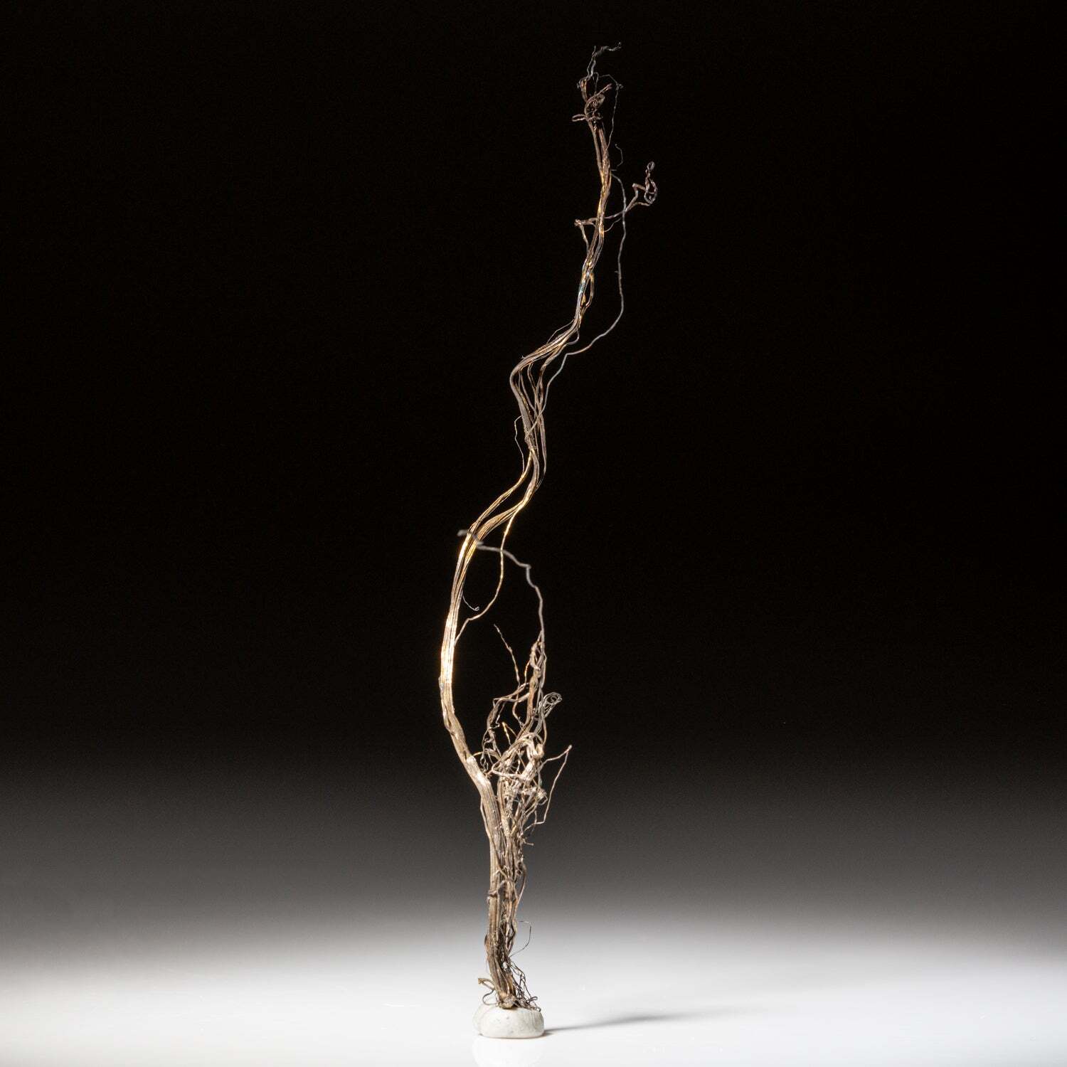 Silver (naturally crystallized native silver) from Xiaoqinggou, Datong, Shanxi,