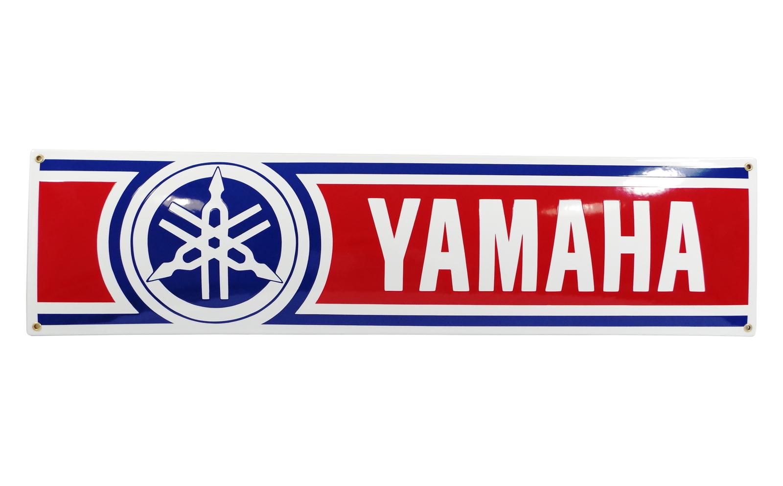 Enamel plaque YAMAHA 20x80 cm LOGO collectable sign motorcycle metal emblem