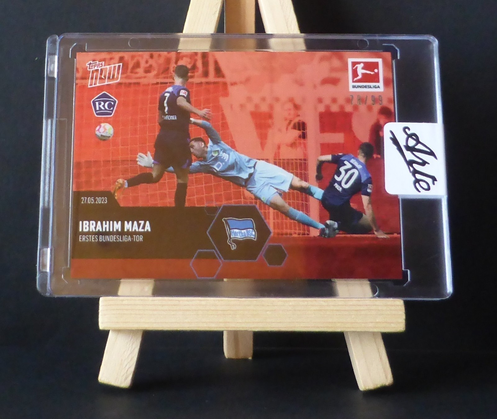 2023 TOPPS NOW BUNDESLIGA ⭐ IBRAHIM MAZA ⭐ HERTHA BSC ☄️ 78/99