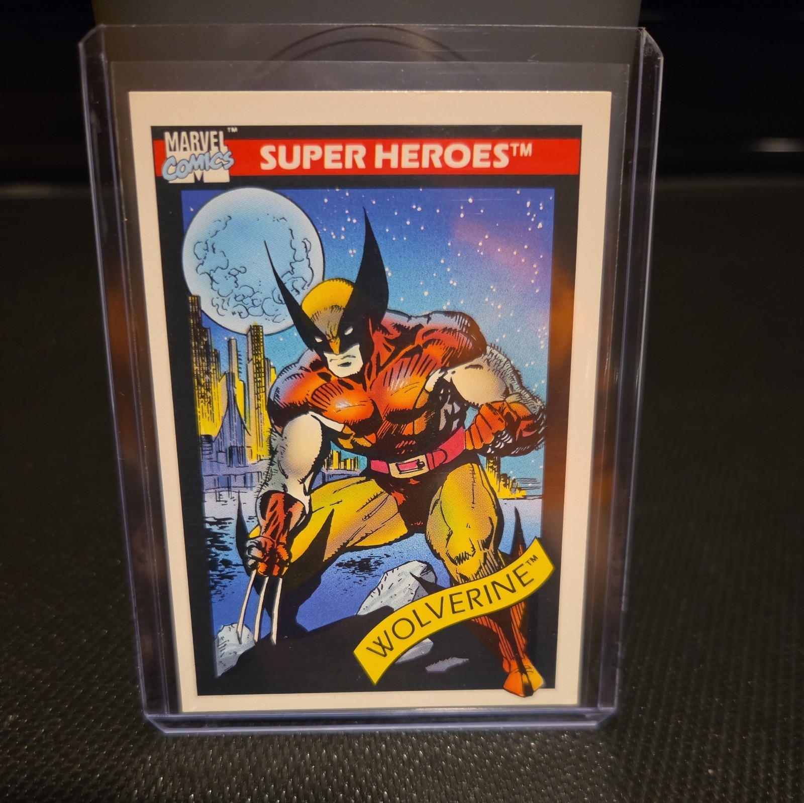 Wolverine #10 Brown Suit 1990 Impel Marvel Universe Series 1 Base Trading Card Wolverine #10 Brown Suit 1990 Impel Marvel Universe Series 1 Base Trading Card