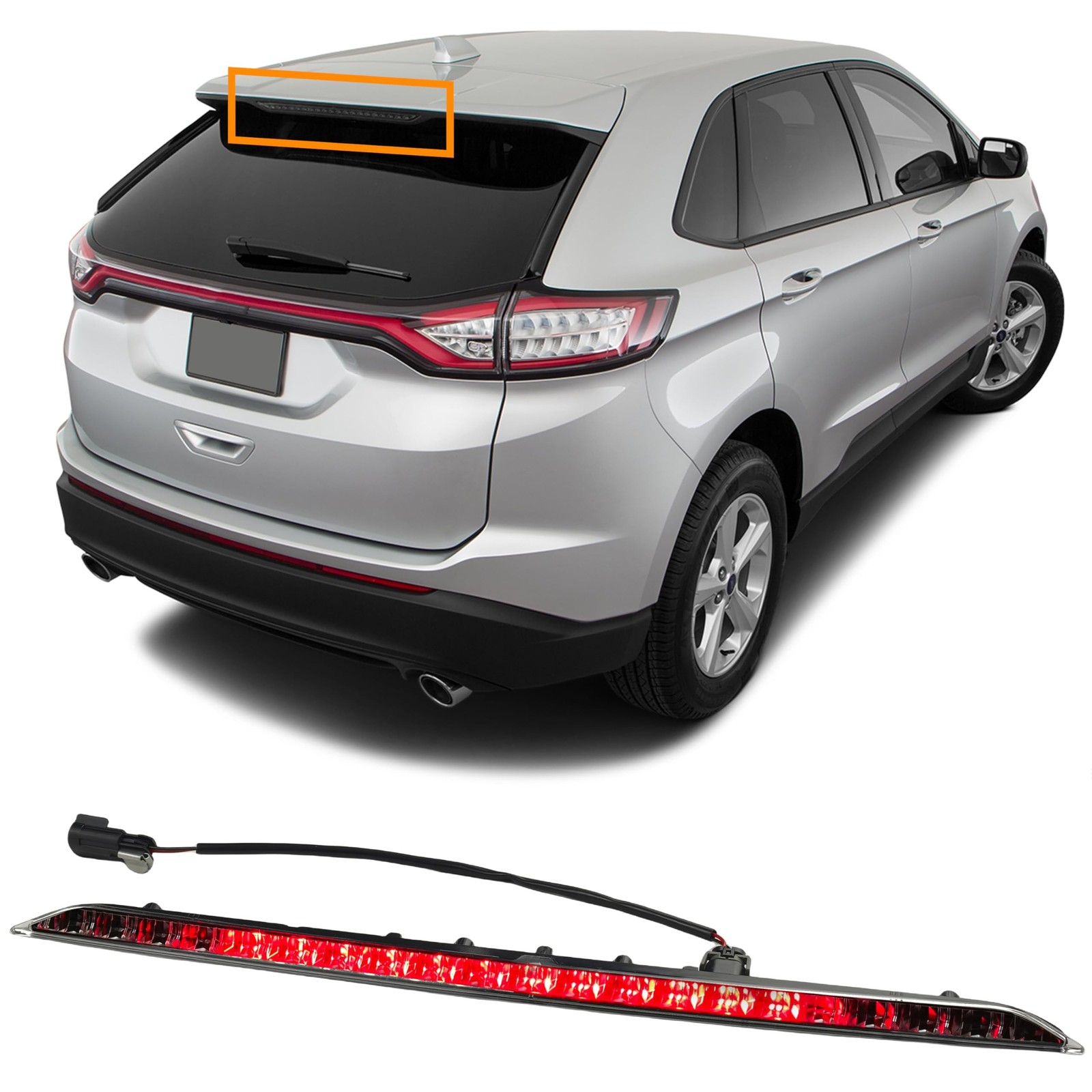923-133 Third Brake Light 3rd Brake Light Assembly fit for Ford Edge 2015 201... 923-133 Third Brake Light 3rd Brake Light Assembly fit for Ford Edge 2015 201...