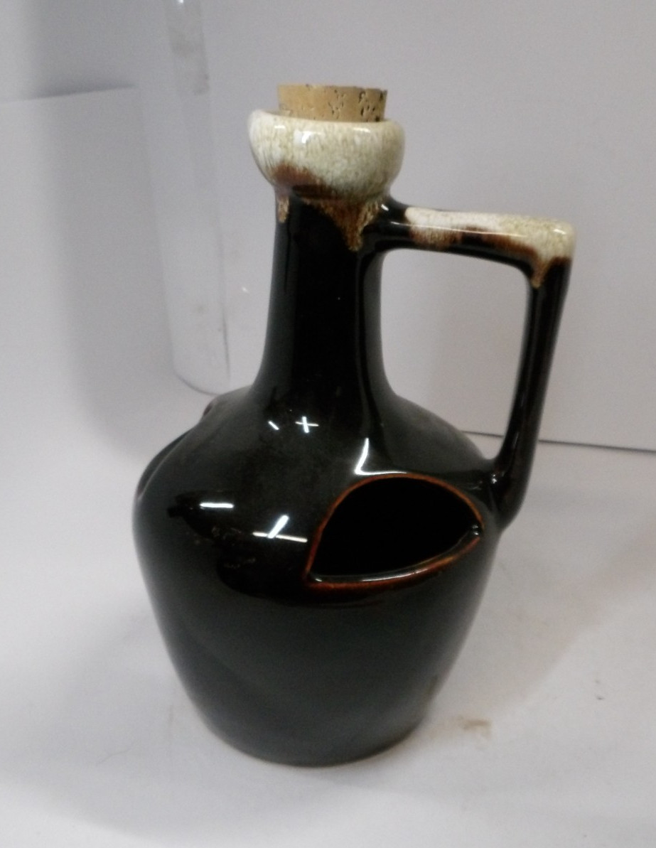 Vintage Pfaltzgraff Brown Drip Strawberry Planter