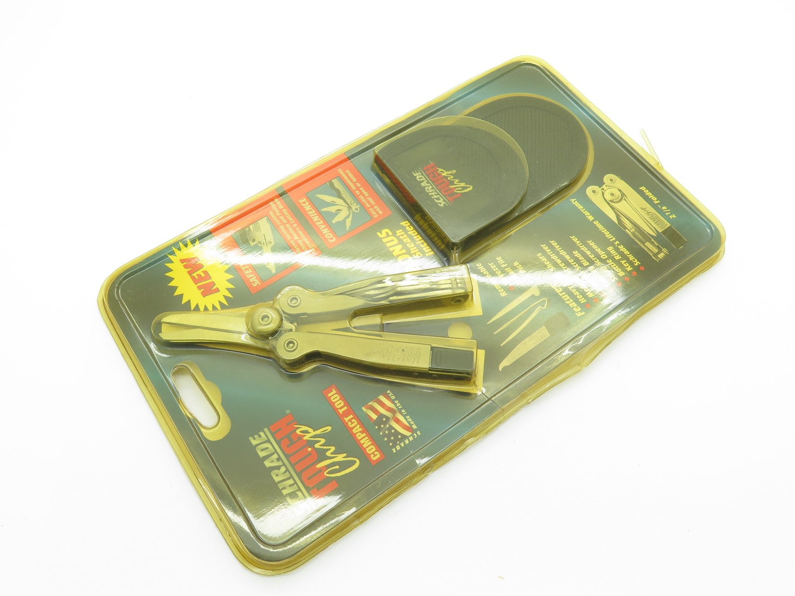 Vintage Schrade Knives ST2 Tough Chip USA Stainless Folding Multi Tool Shears Vintage Schrade Knives ST2 Tough Chip USA Stainless Folding Multi Tool Shears