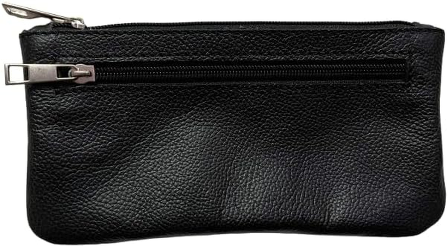 Vintage Leather Pencil Case Pouch, Pen Pouch for Work and University, for Men an