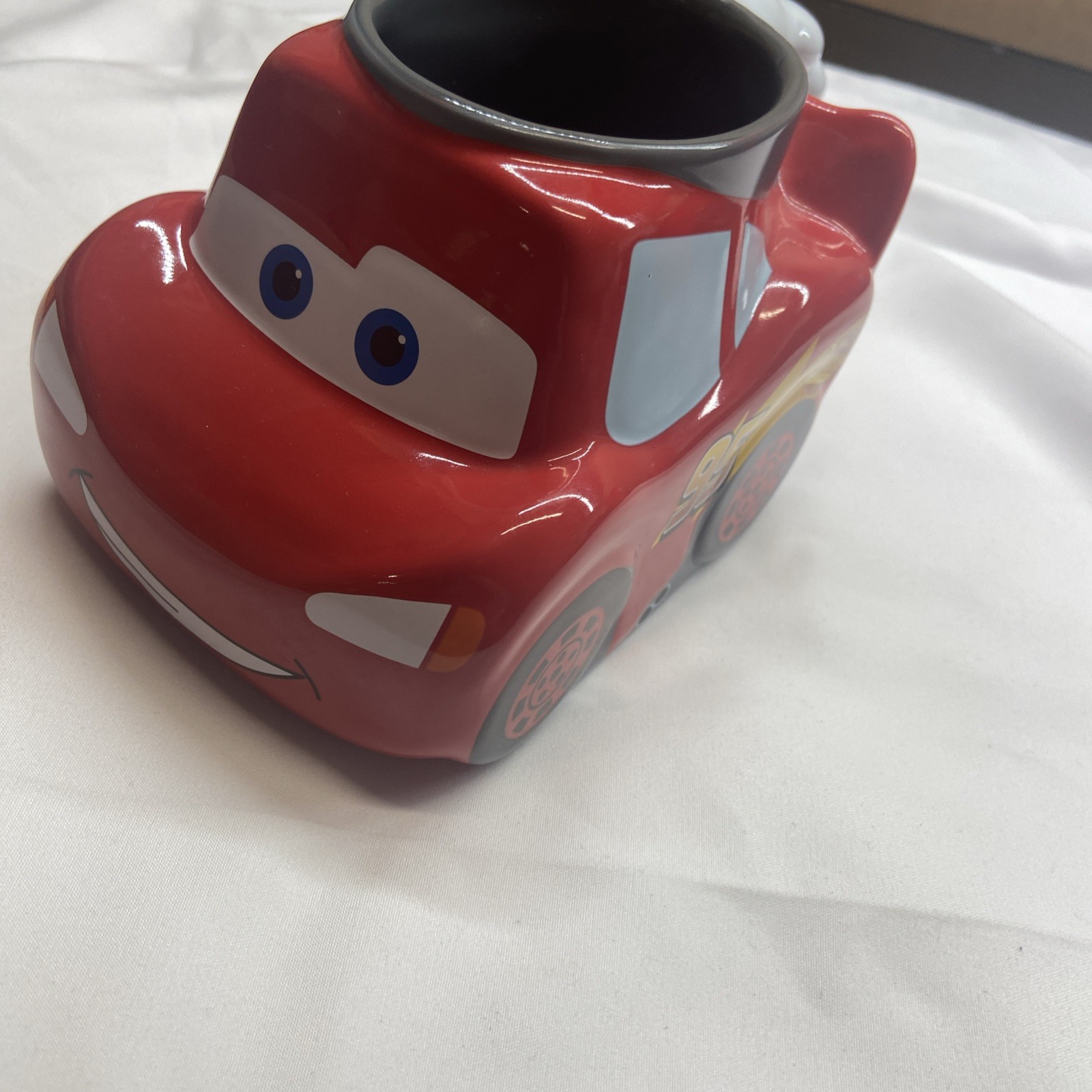Disney Parks Cars 20th Anniversary Lightning McQueen Sculpted Mug NWT