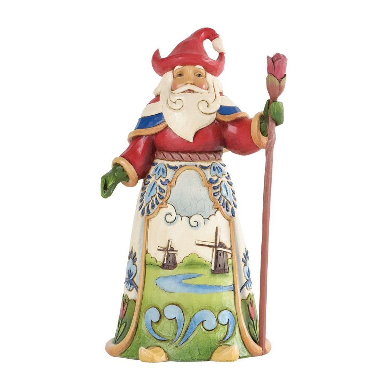 Jim Shore Heartwood Creek Dutch Santa Figurine 4034367