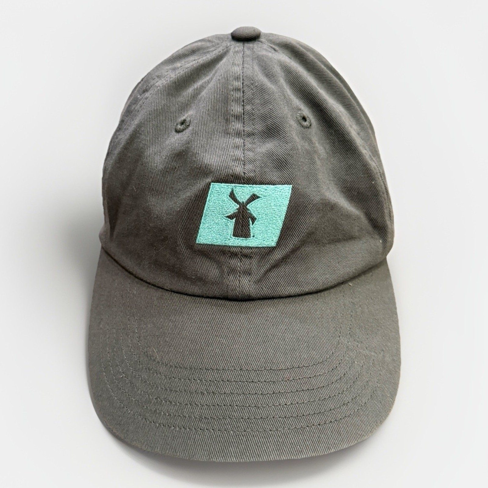 Dutch Bros Coffee Gray Cheers To The Wiseman Windmill Logo Strapback Hat Cap