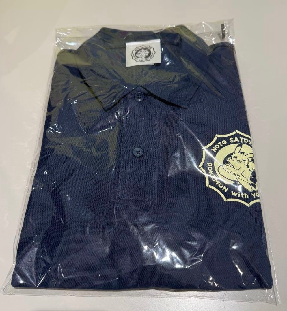 Official Staff Model Noto Satoyama Pokémon With You Airport Limited Polo L