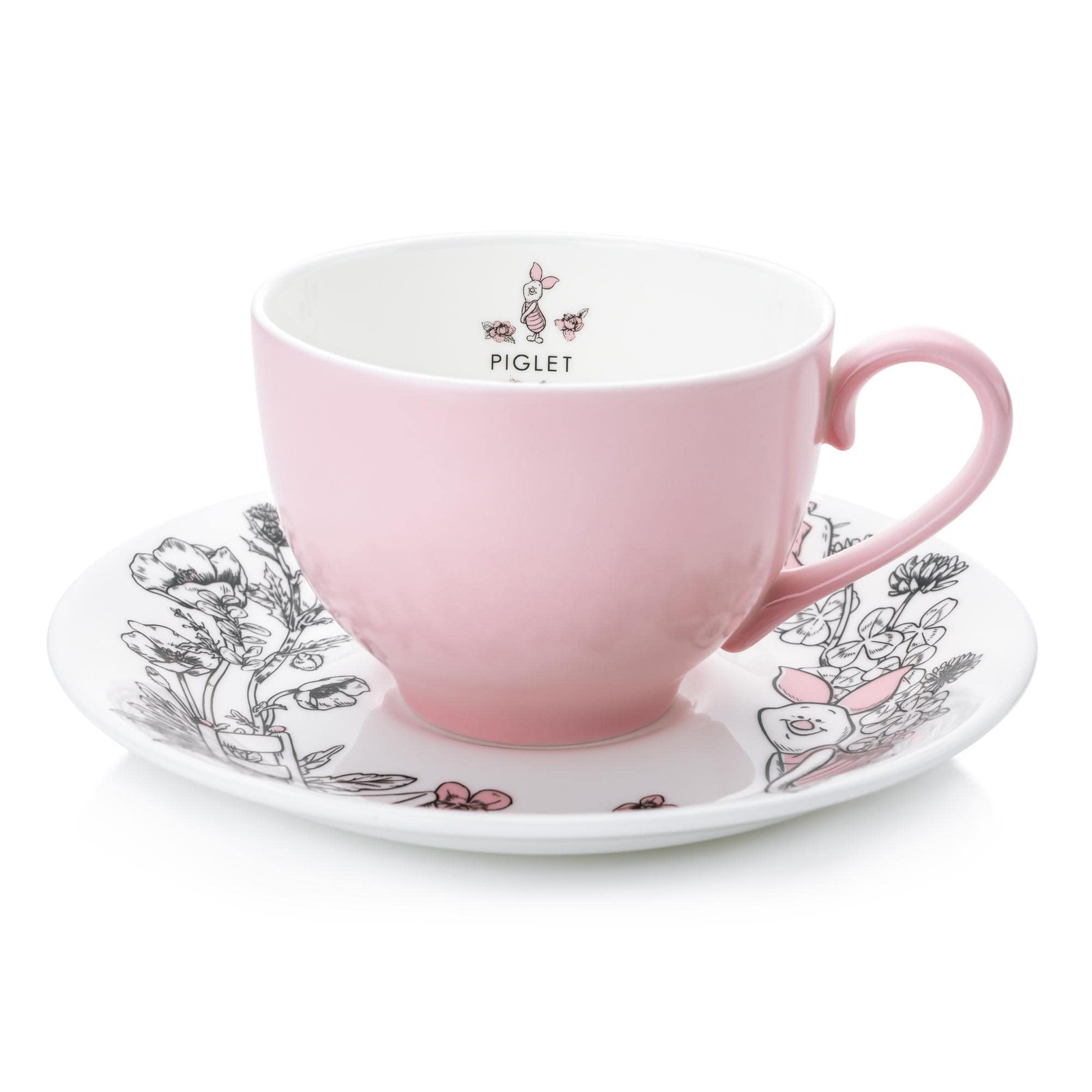 The English Ladies Co Winnie The Pooh Piglet Teacup and Saucer,Cups & Saucers